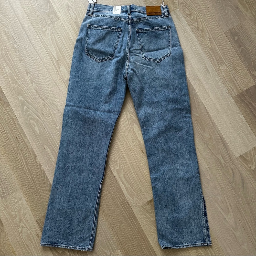 ARITZIA - DENIM FORUM - JONI HIGH RISE SPLIT - SIZE 28/32L